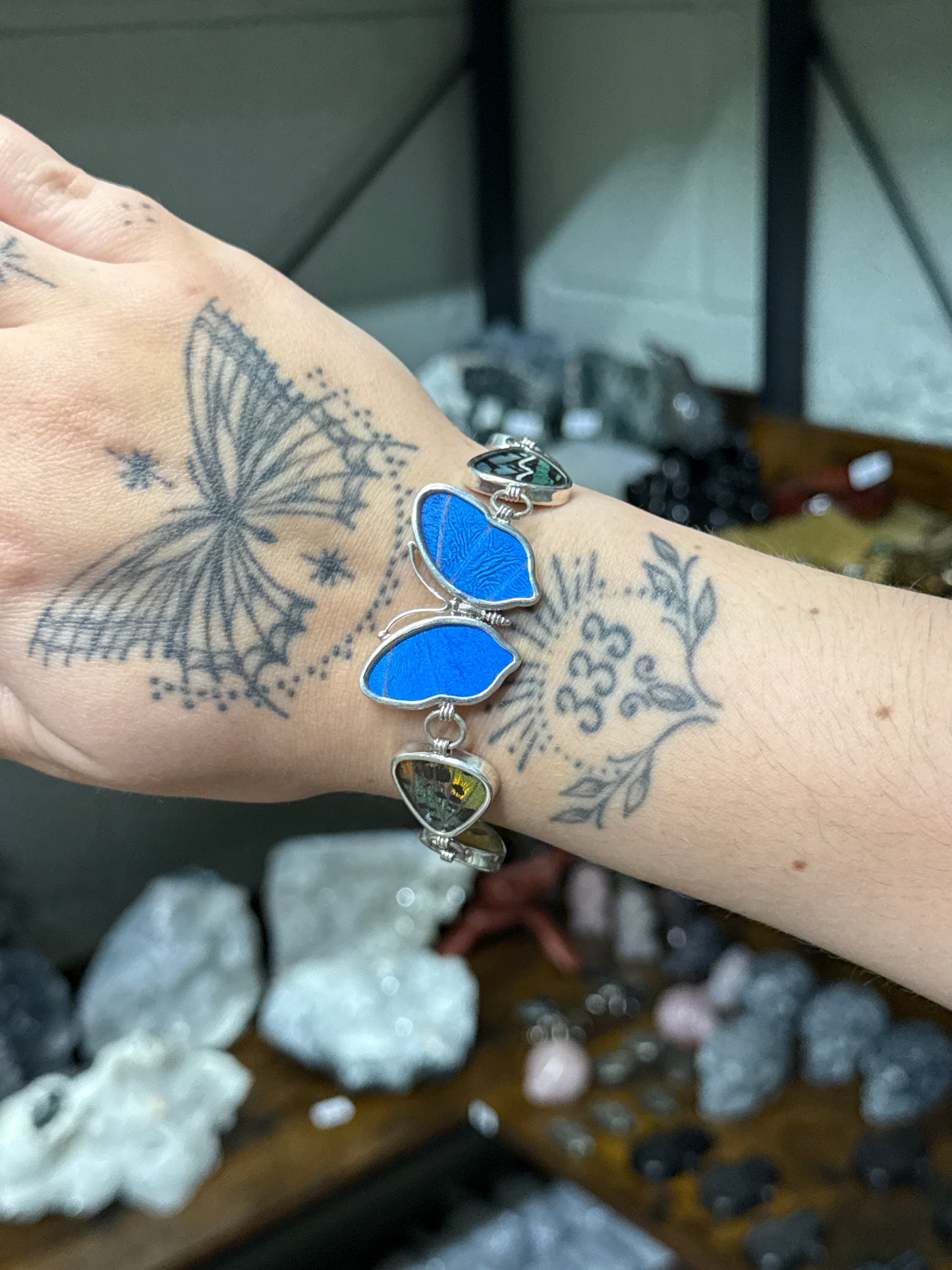Real Butterfly Bracelet