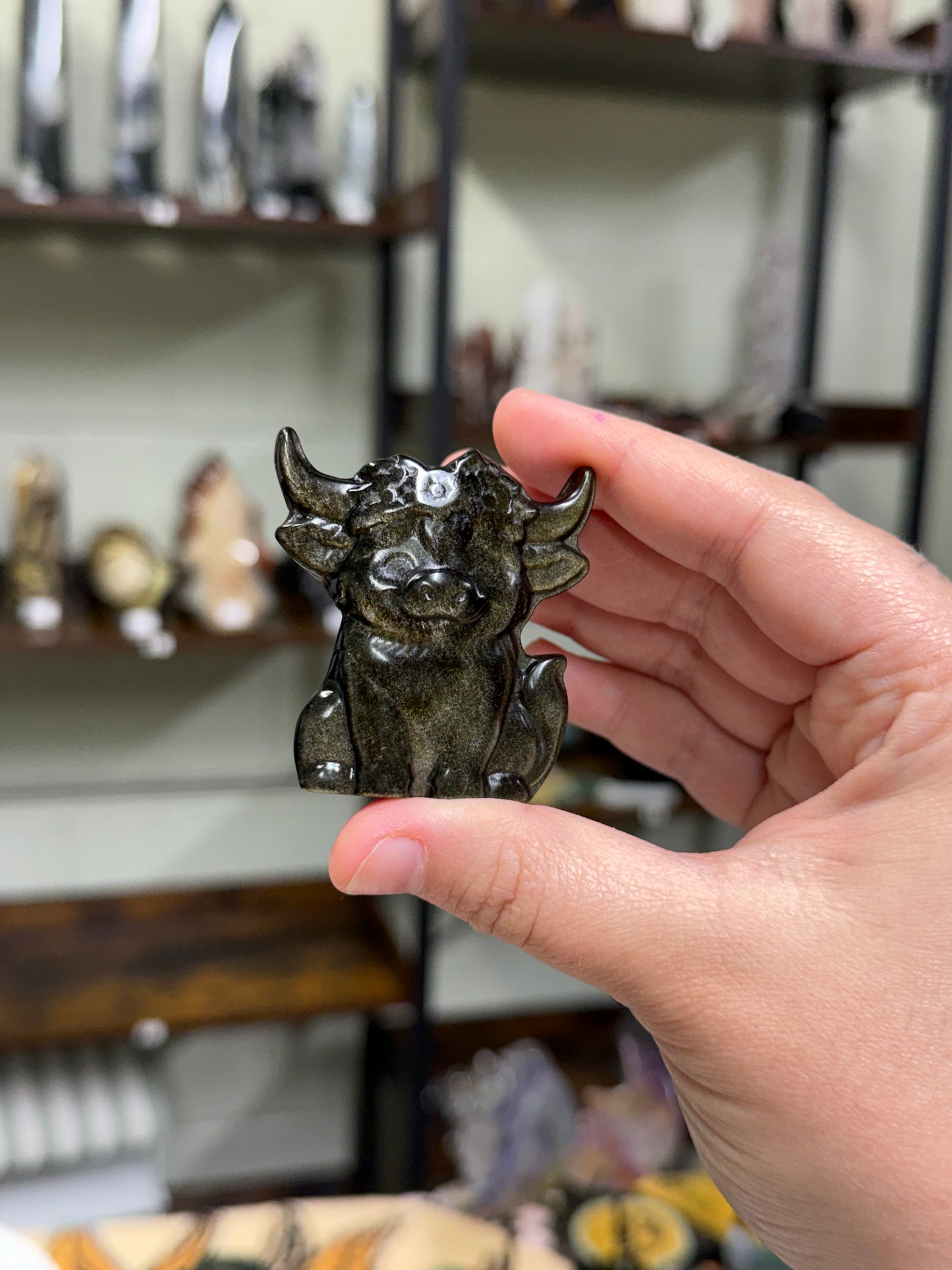 Obsidian Flower Crown Cows
