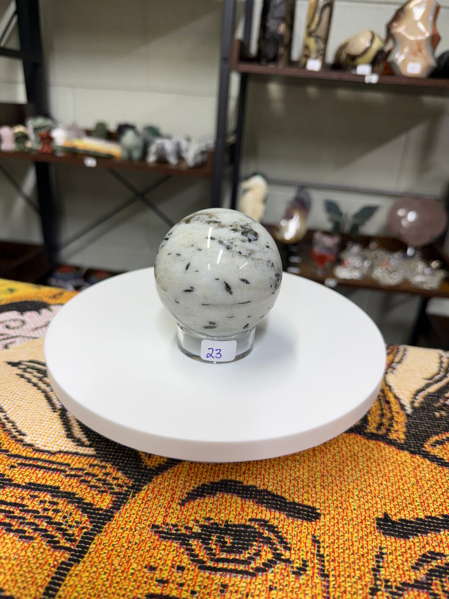 Green Tourmaline Sphere (23)