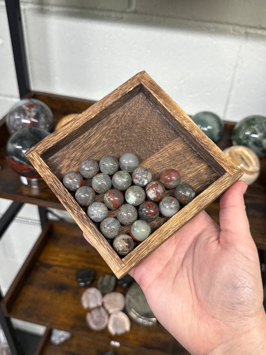 African Bloodstone Marbles