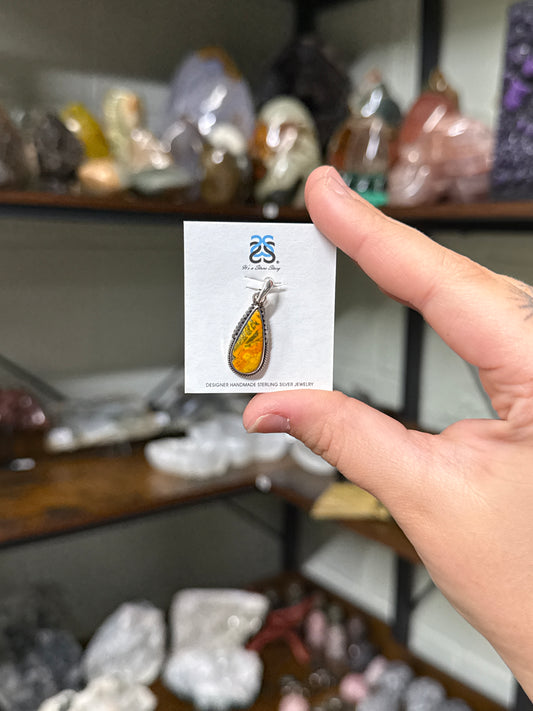 Bumblebee Jasper Pendant