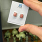Rhodochrosite Stud Earrings