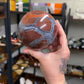 Red Volcano Agate Sphere