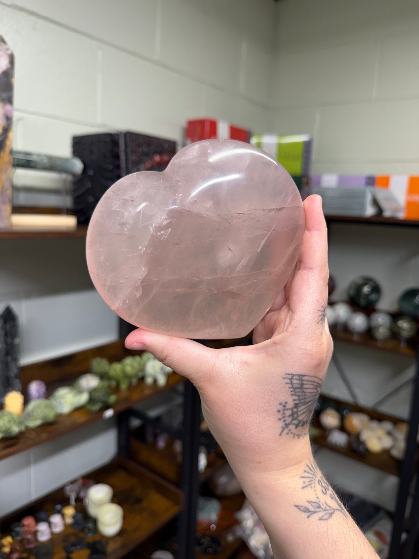 Rose Quartz Heart
