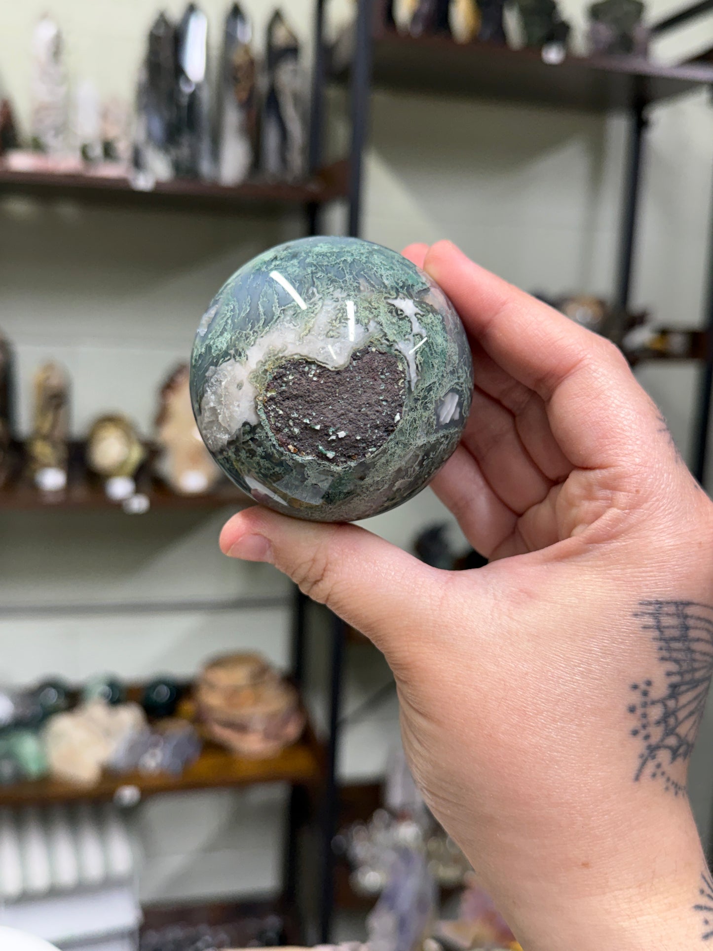 Moss Agate Sphere (17)
