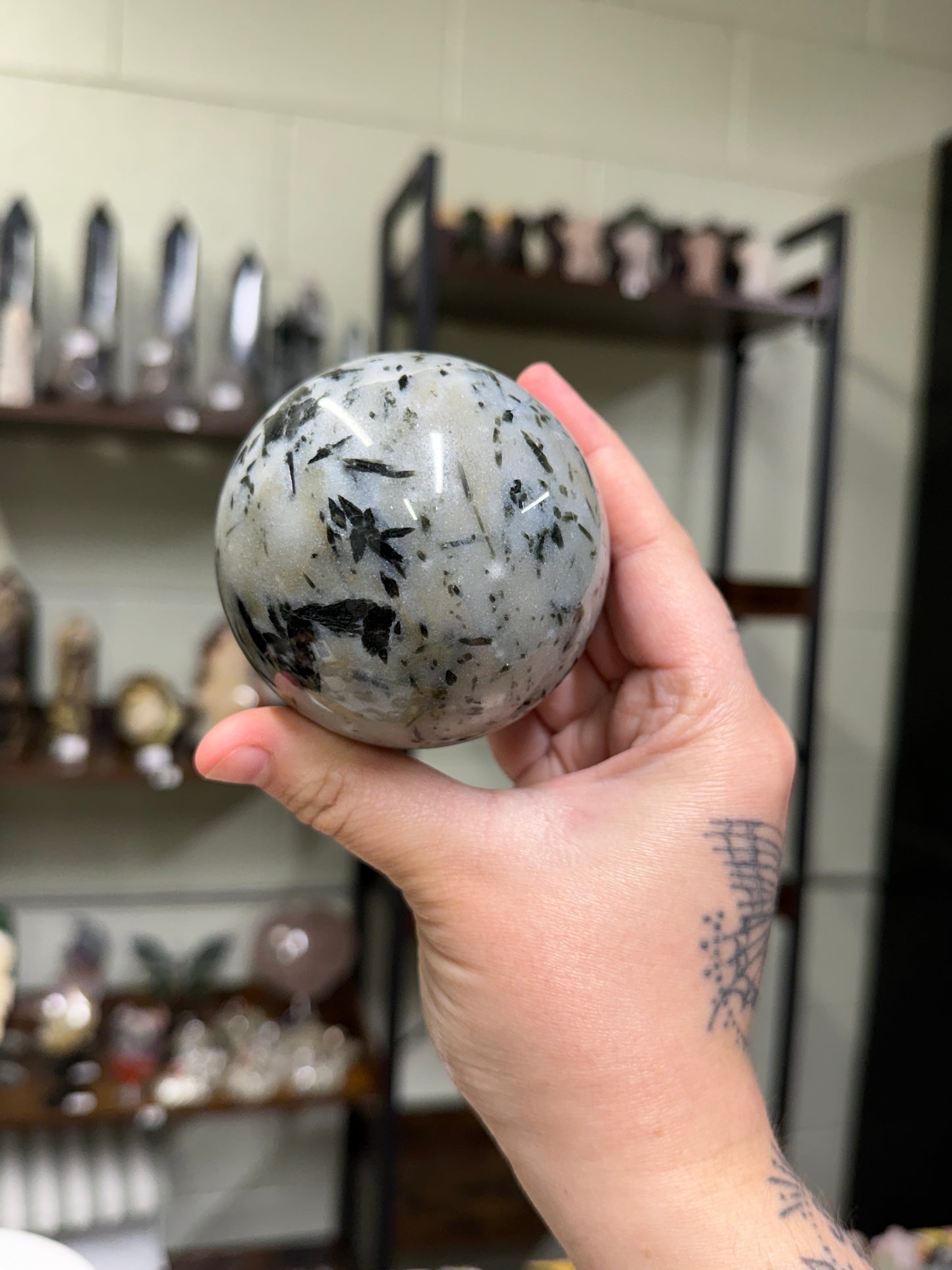 Green Tourmaline Sphere (30)