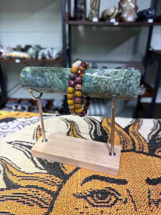 Faceted Mookaite Bracelets