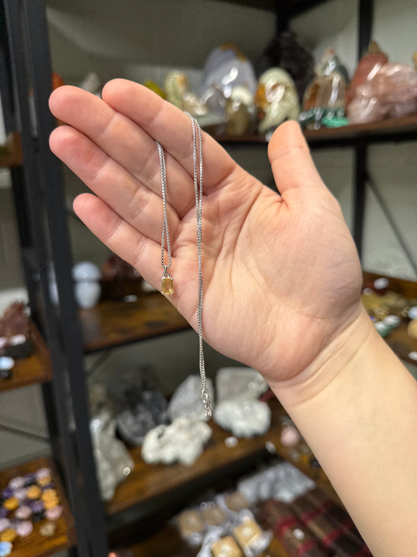 Faceted Citrine Necklace
