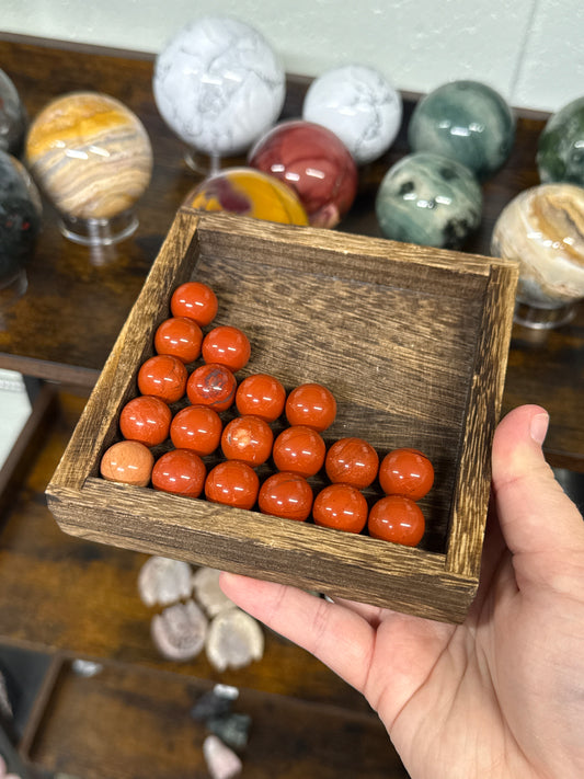 Red Jasper Marbles
