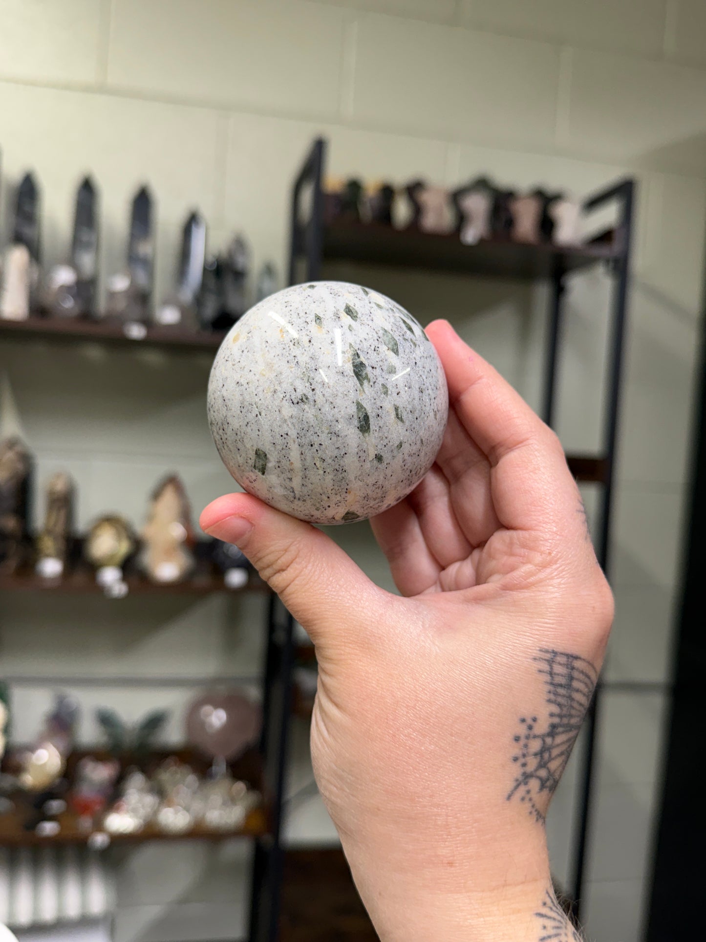 Green Tourmaline Sphere (20)
