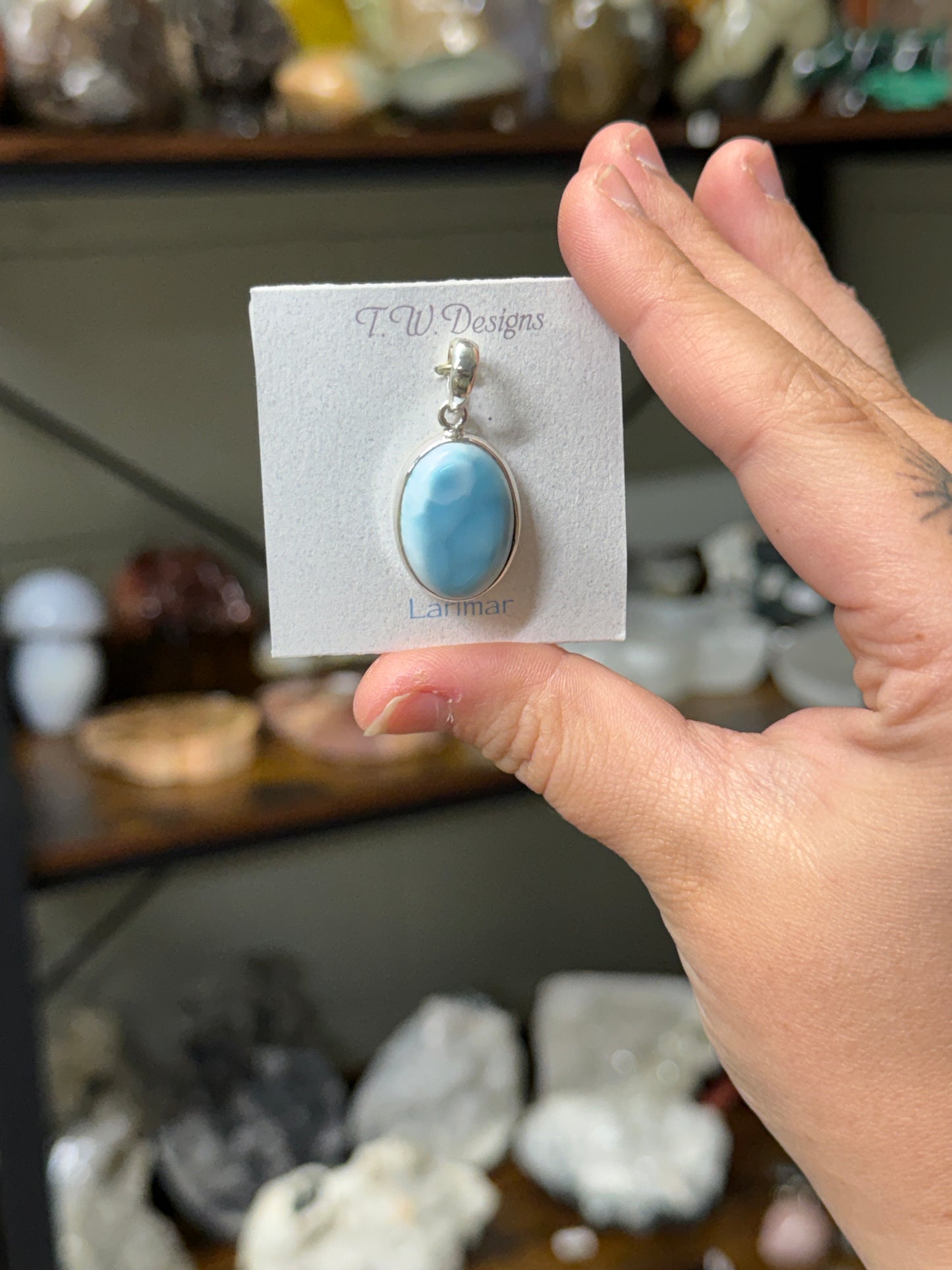 Larimar Pendant (90)