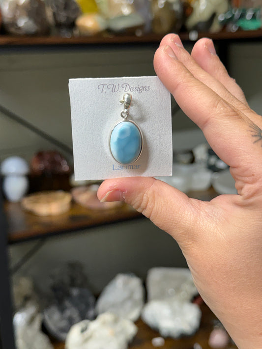 Larimar Pendant (90)